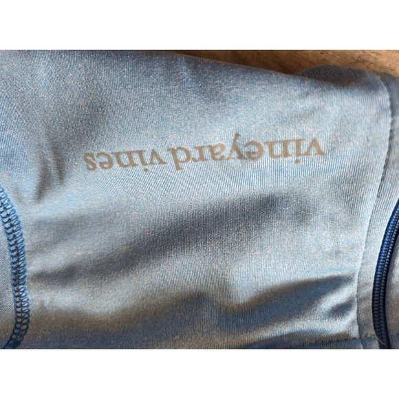 Vineyard Vines S Performance Quarter-Zip Pullover Blue Polyester Blend - Picture 4 of 7